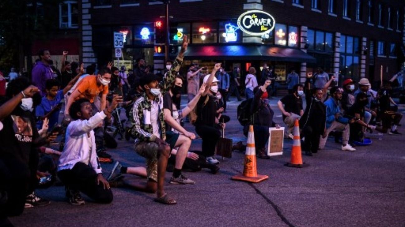 Protestas en Estados Unidos por el crimen de George Floyd.