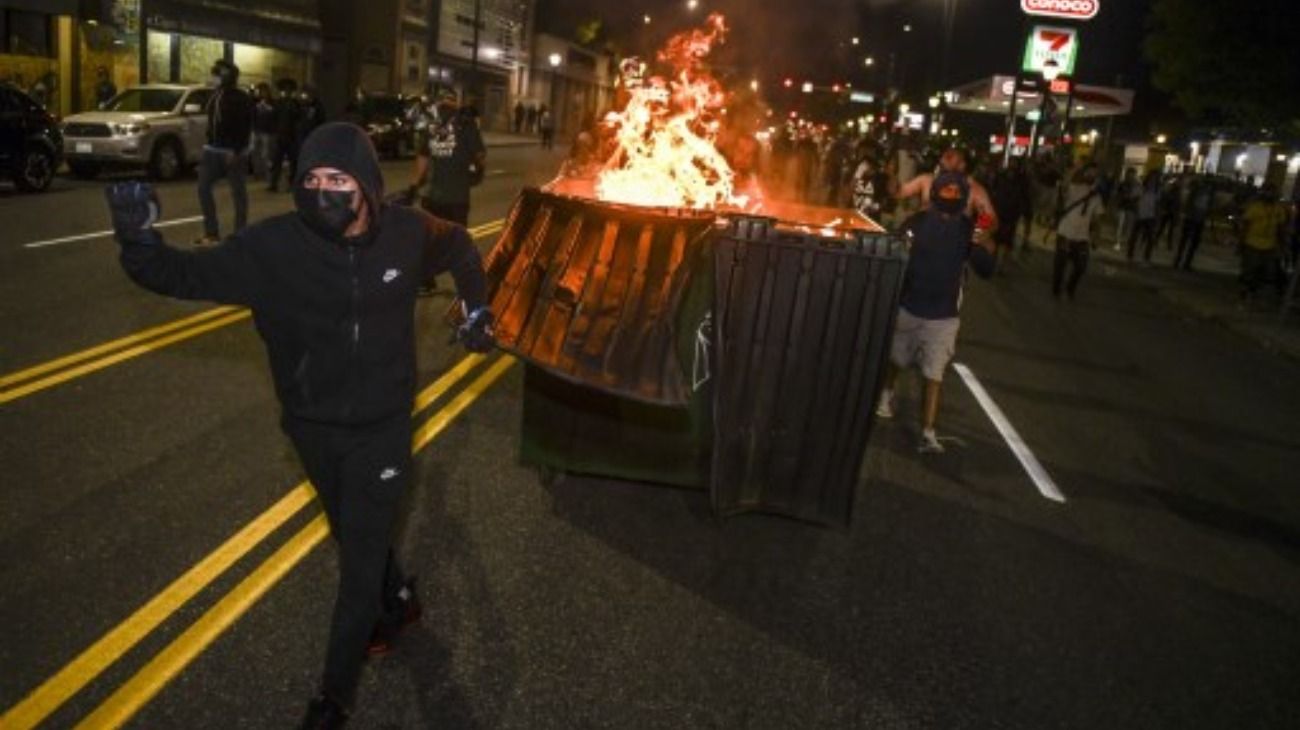 Protestas en Estados Unidos por el crimen de George Floyd.