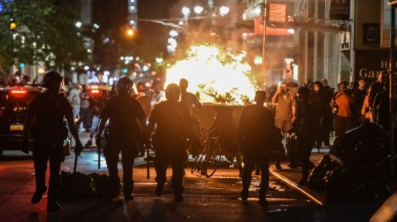 Protestas en Estados Unidos por el crimen de George Floyd.