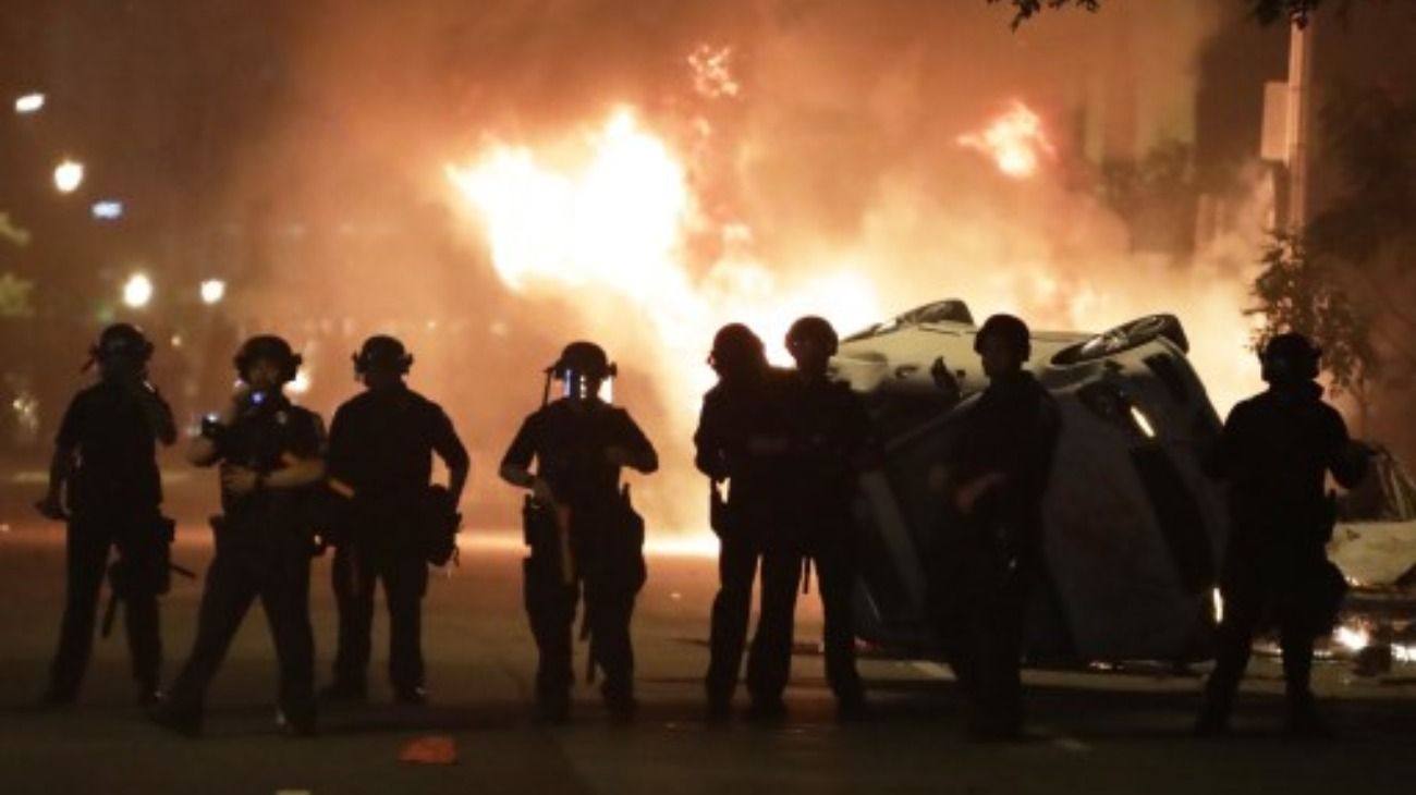 Protestas en Estados Unidos por el crimen de George Floyd.