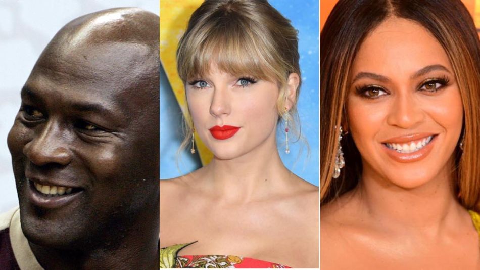 Michael Jordan, Taylor Swift y Beyoncé 20200601