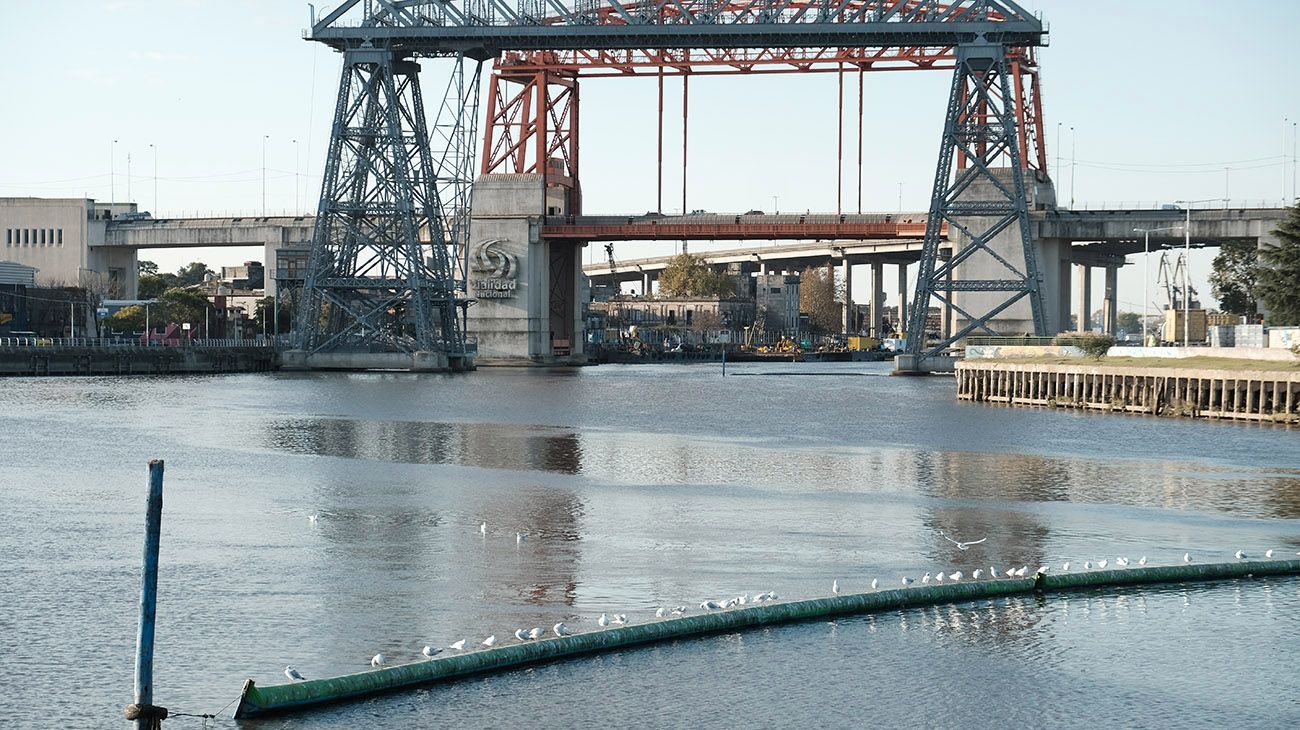 A causa de la cuarentena y el cese de actividad industrial el Riachuelo parece limpio y vuelven a aparecer algunos animales