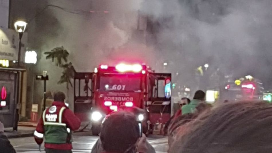 Incendio y explosión en Villa Crespo