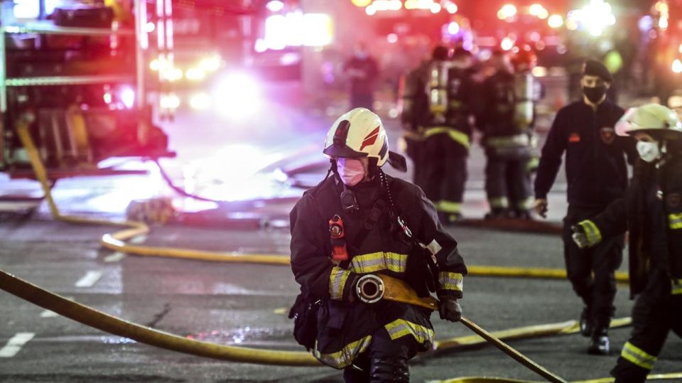 explosiones e incendio en un edificio de Villa Crespo 20200603