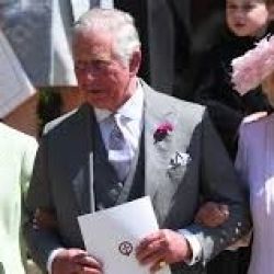 El príncipe Carlos en la boda de Meghan y Harry.