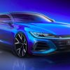 Boceto digital del Volkswagen Arteon Shooting Brake.
