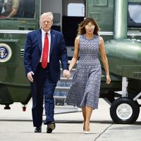 Trump en medio de las protestas