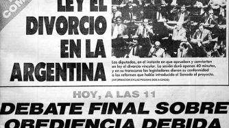Ley el divorcio vincular en la Argentina