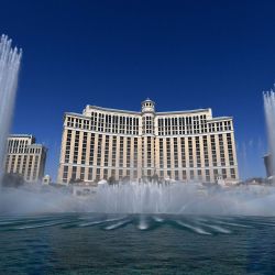 Las Vegas. Los hoteles-casinos en todo el estado se están abriendo hoy como parte de una reapertura gradual de la economía con pautas de distanciamiento social y otras restricciones vigentes por el coronavirus. | Foto:Ethan Miller / Getty Images / AFP