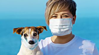 ¿No será mucho? Algunas personas insisten con ponerle tapabocas a sus mascotas