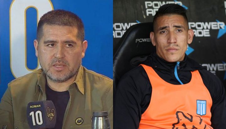 Juan Román Riquelme y Ricardo Centurión