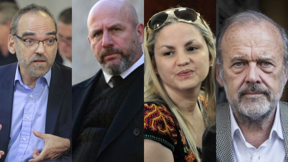 Los dirigentes del PRO Fernando Iglesias, Waldo Wolff, Carolina Píparo y Eduardo Amadeo.