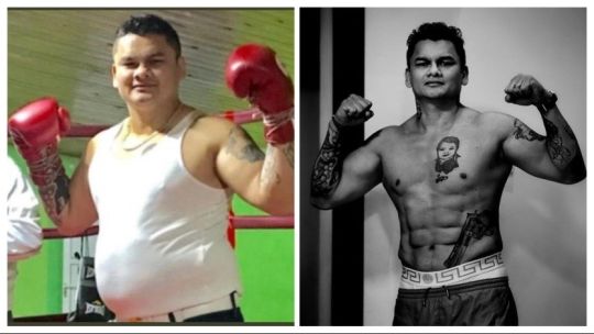 La tremenda transformación del boxeador, 