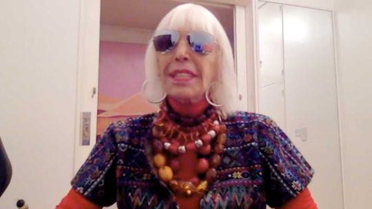 Charlas y reportajes a artistas a través de las redes sociales. Marta Minujín dialogó con la periodista María Paula Zacharías.