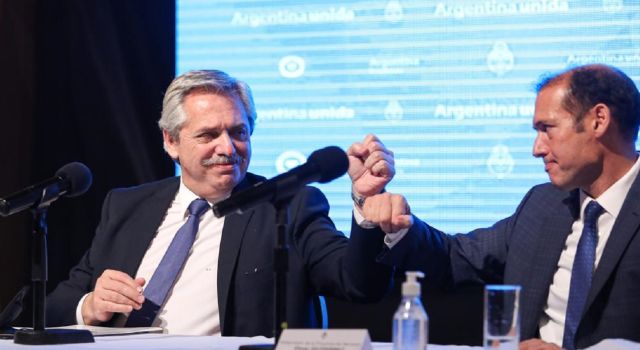 Alberto Fernandez y Omar Gutierrez