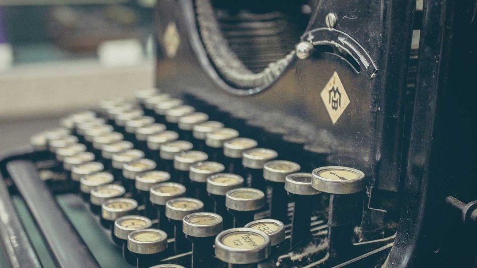 maquina de escribir periodismo