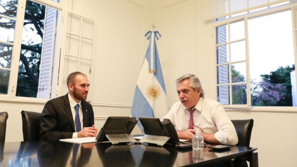 Alberto Fernández y Martín Guzmán