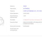 Registro Grupo Chery