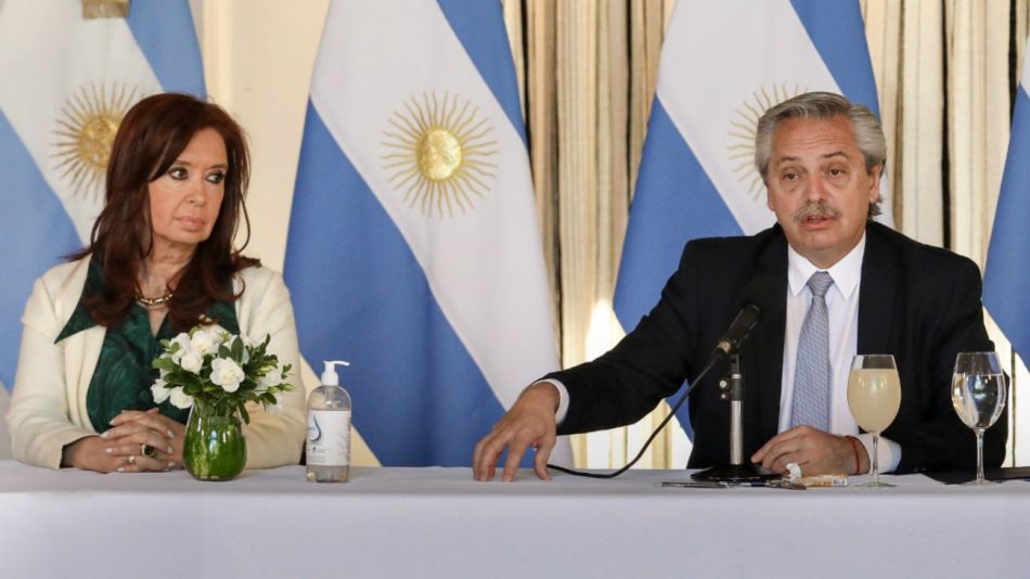 Cristina Fernández de Kirchner y Alberto Fernández