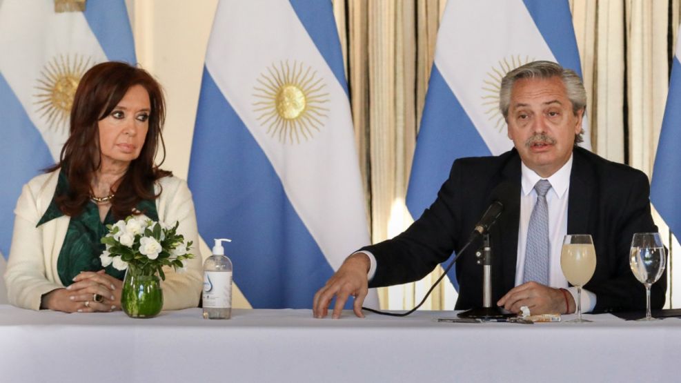 Cristina Fernández de Kirchner y Alberto Fernández