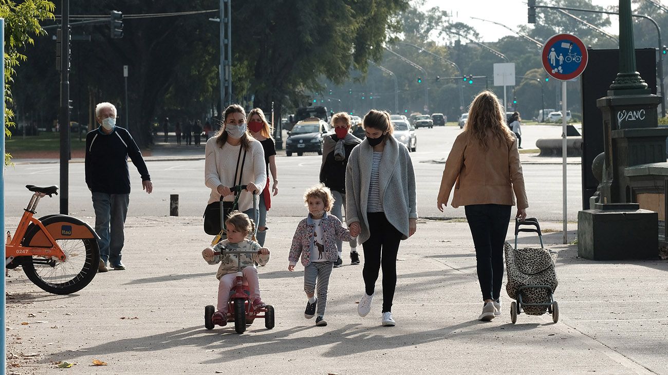 La gente aprovecha la flexibilización de la cuarentena