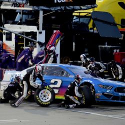 Brad Keselowski, piloto del Ford, en la Copa NASCAR. | Foto:Jared C. Tilton / Getty Images / AFP