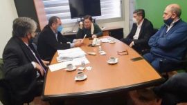 Interventor de Vicentin en las oficinas de la empresa