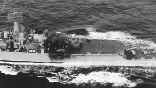Ataque a la flota Británica durante la guerra de Malvinas 20200611