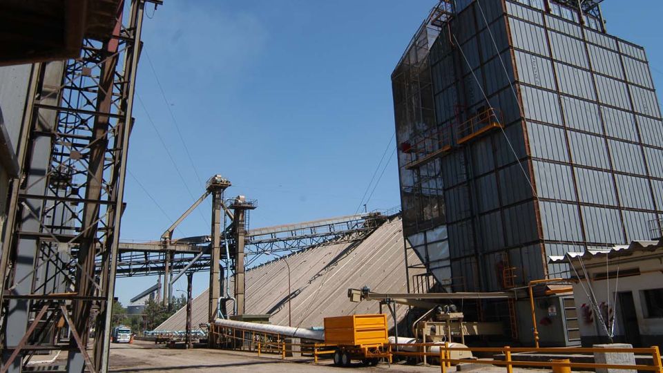 instalaciones de la aceitera Vicentin