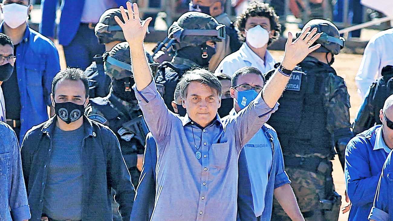 Bolsonaro. Pidió que la gente entre a los hospitales y tome fotos.