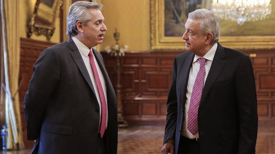 Los presidentes Manuel López Obrador y Alberto Fernández