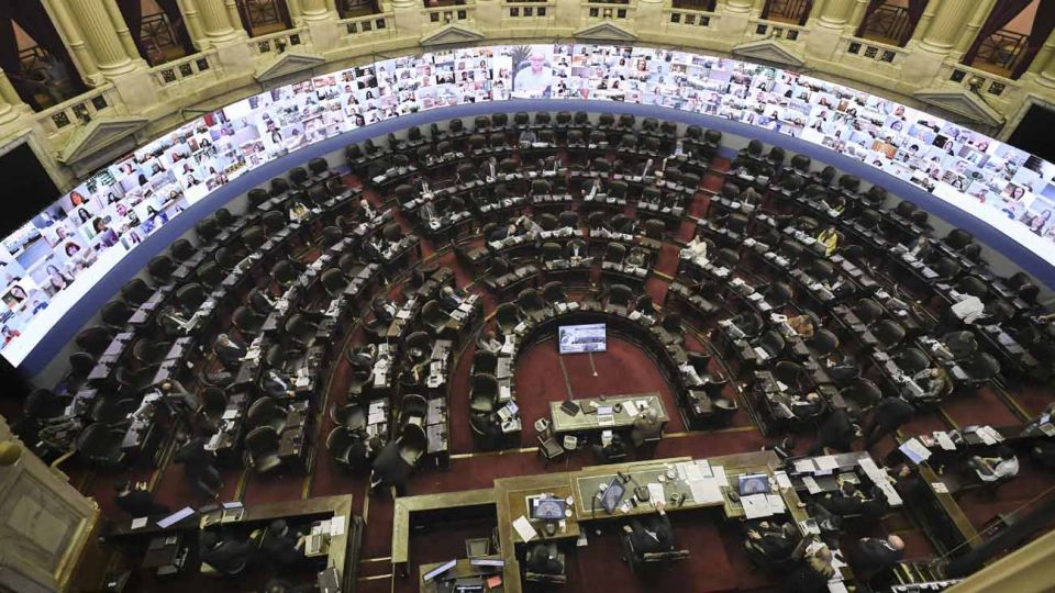 cámara de diputados vacia 20200612