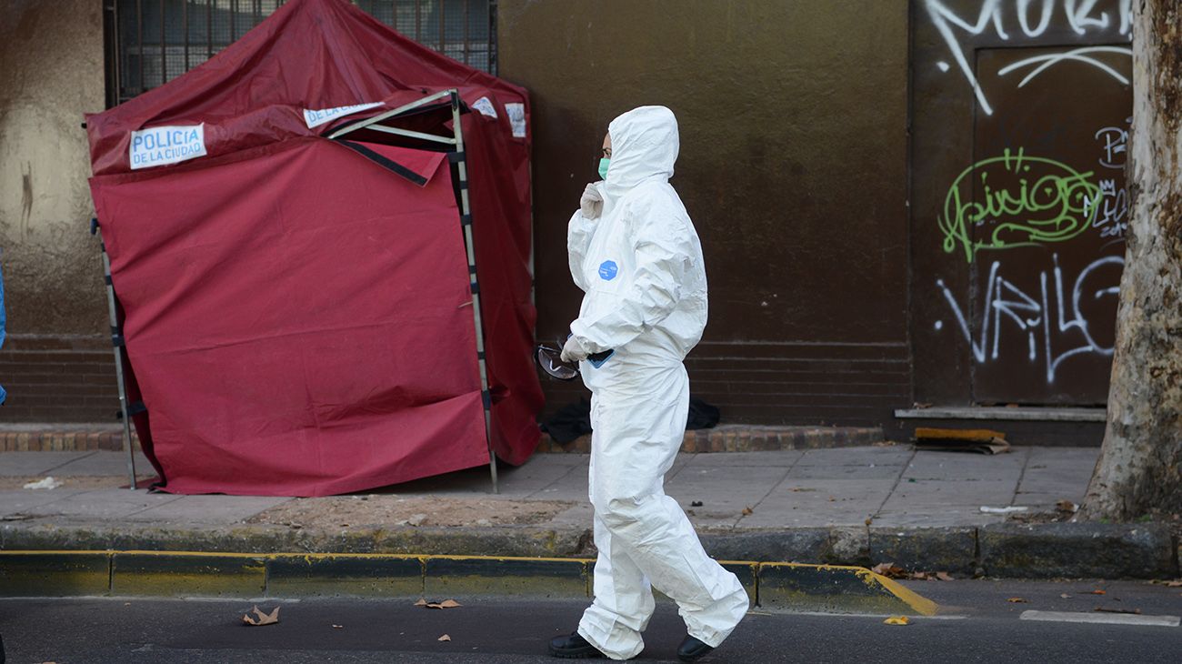 Persona en situación de calle muerta 