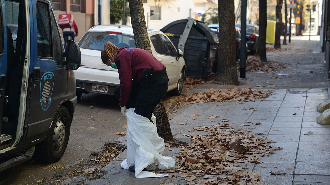 Persona en situación de calle muerta 