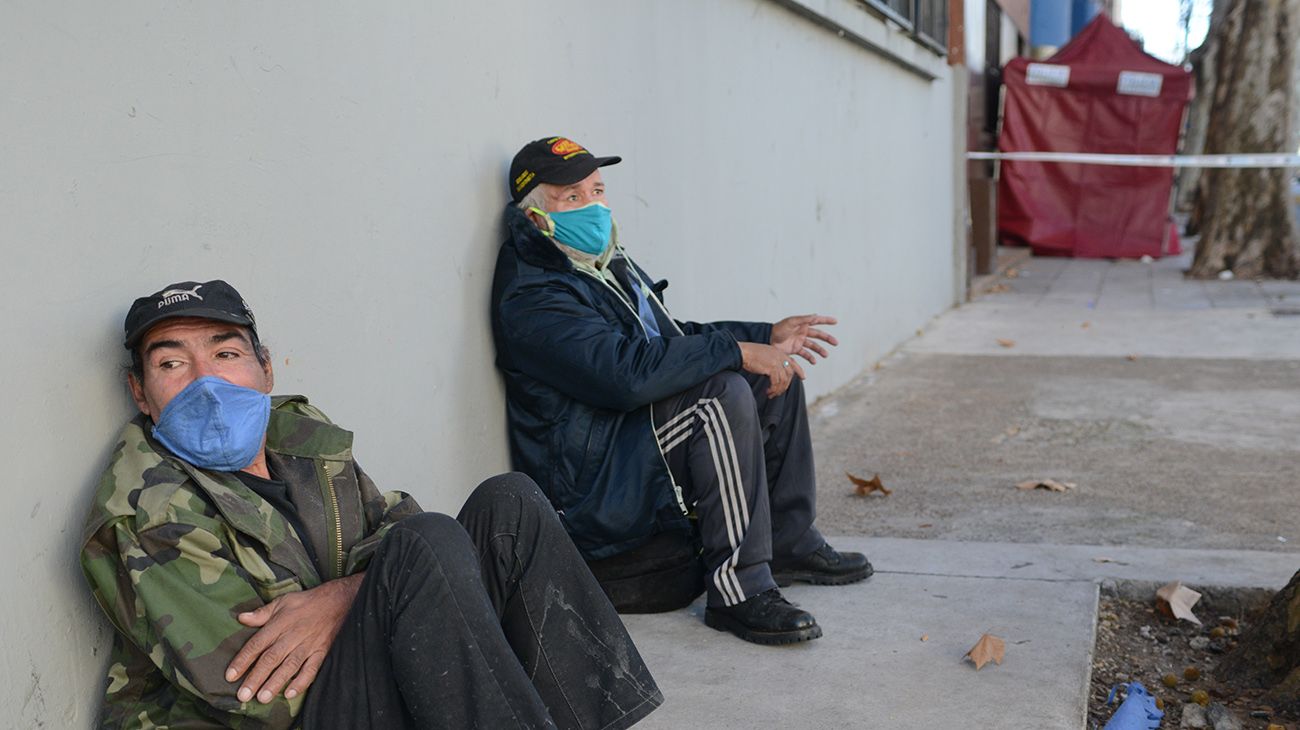 Persona en situación de calle muerta 