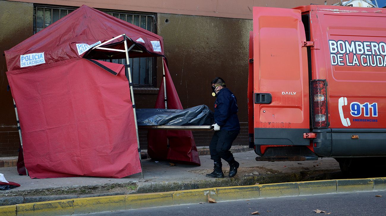 Persona en situación de calle muerta