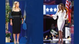 Fabiola y Melania con estilos parecidos.