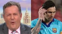 Piers Morgan y Lionel Messi