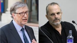 Miguel Bosé y Bill Gates 20200616