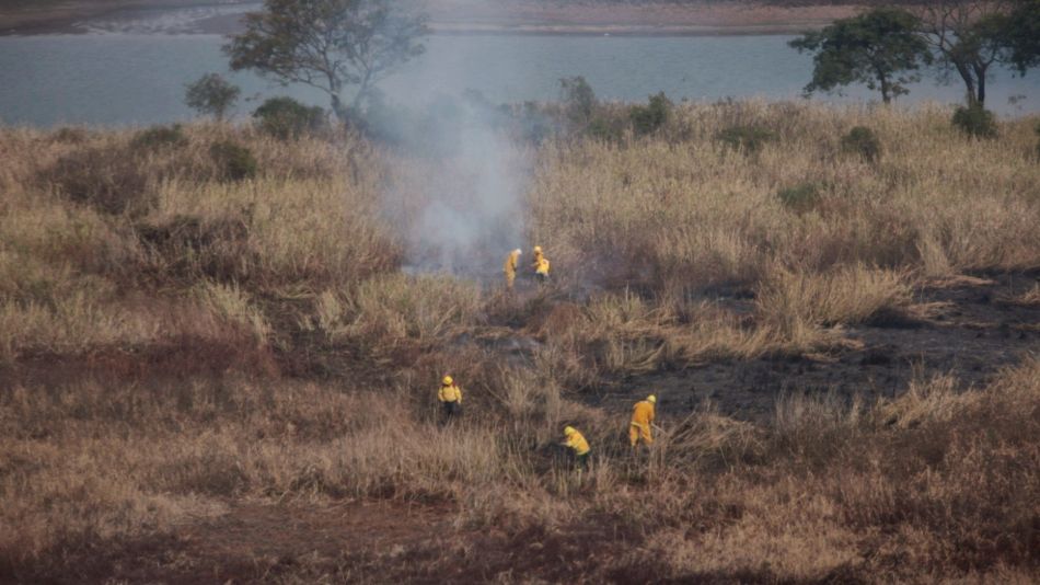 Quemas indiscriminadas de pastizales en todo el Delta medio del Paraná