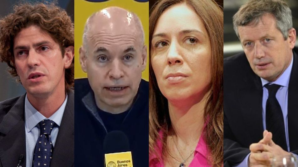Vidal, Larreta, Lousteau, Monzó