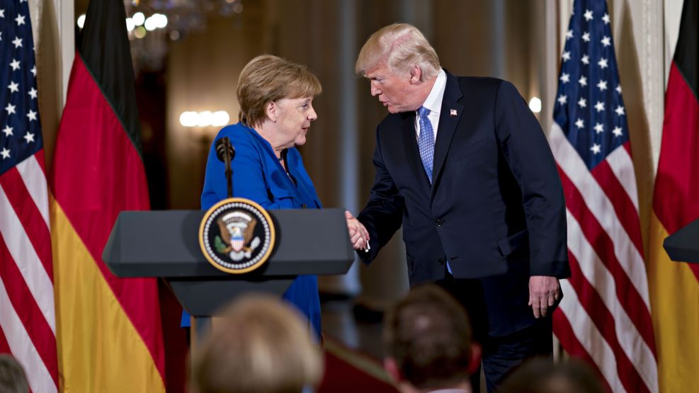 Trump Shows Merkel and Macron That Europe's Clout Is Dwindling