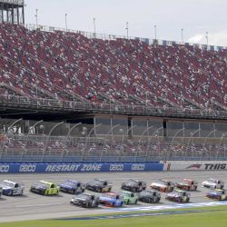 Carrera de autos durante la NASCAR Cup Series GEICO 500 en Talladega Superspeedway en Talladega, Alabama. Chris Graythen / Getty Images / AFP | Foto:afp