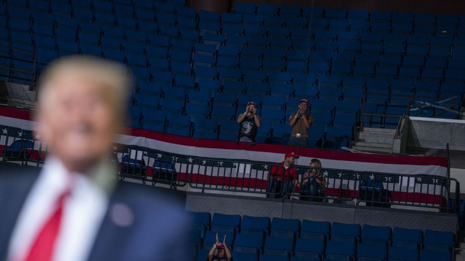 evento de campaña Donald Trump en Tulsa 20200622