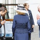 Macron visitó al príncipe Carlos