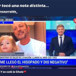 Martín Insaurralde entrevistado por su hijo Martín Insaurralde. | Foto:Cedoc.
