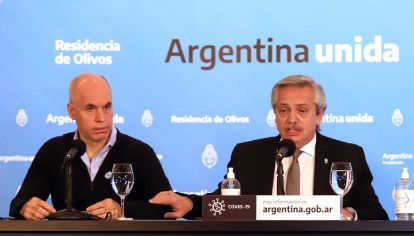 Horacio Rodríguez Larreta tiene mejor imagen que Alberto Fernández según una encuesta de Atlas.