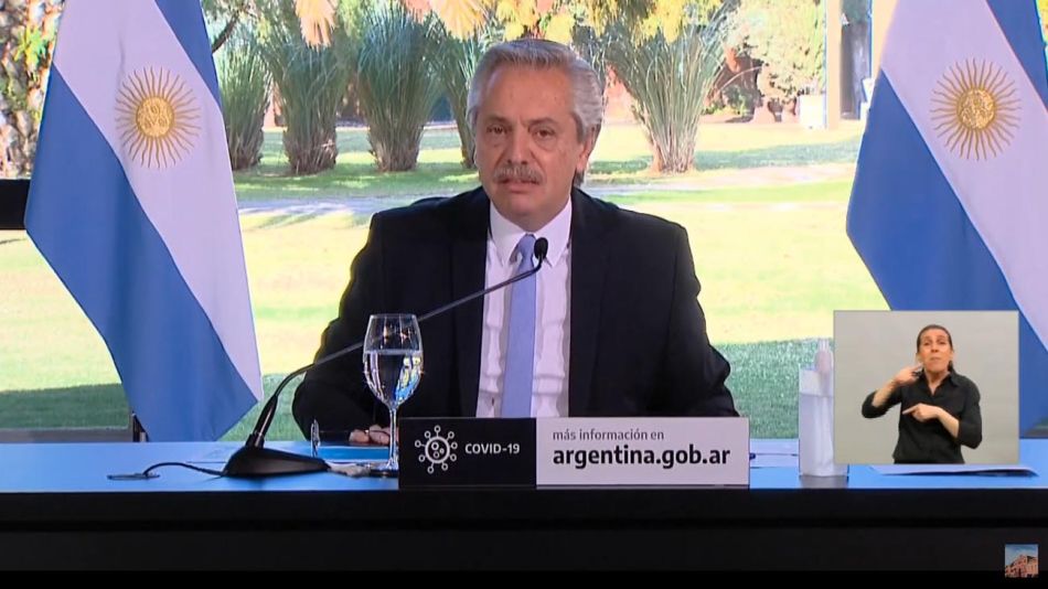 Mensaje de Alberto Fernández y gobernadores AMBA 20200626