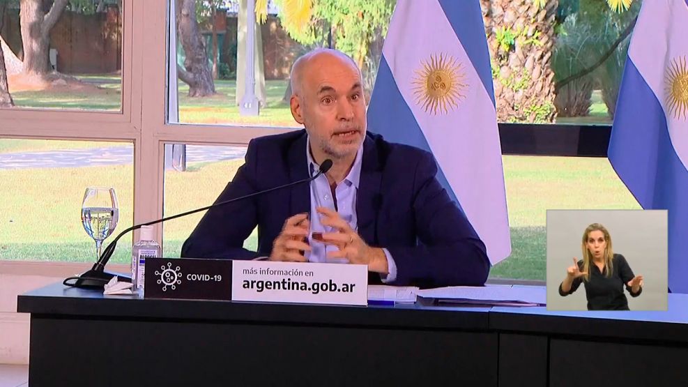 Horacio Rodríguez Larreta anuncio los detalles sobre la aplicación de la nueva fase en la cuarentena.