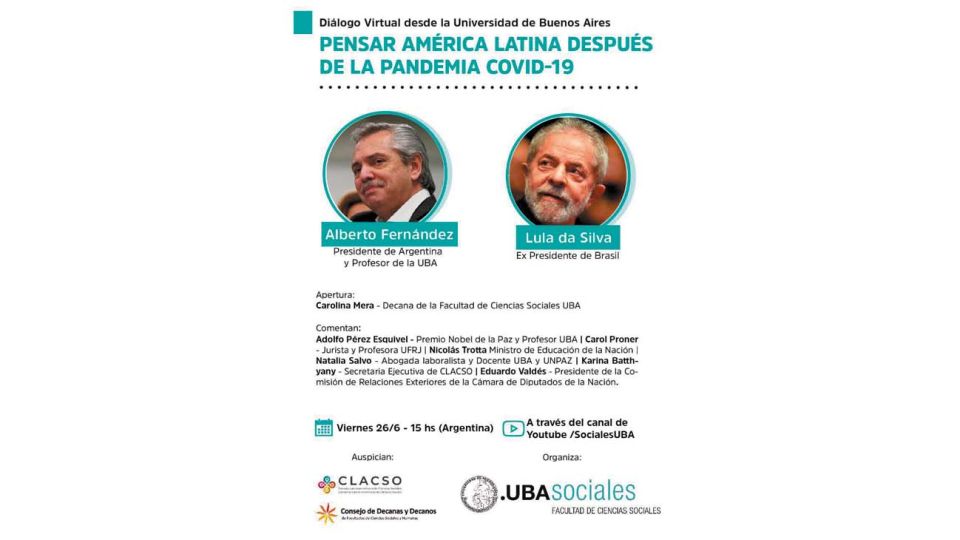 Videoconferencia en respuesta a la anulada de Moro.